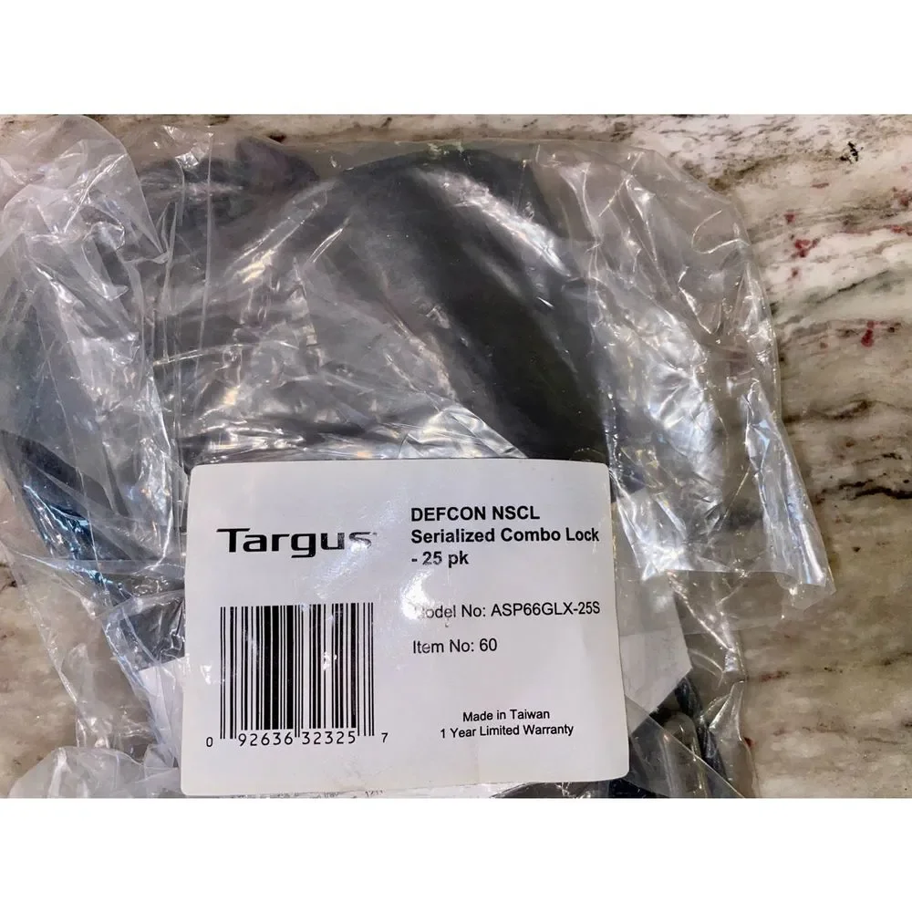 DEFCON® Trapezoid Serialized Combo Cable Lock